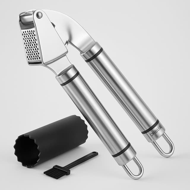 ORBLUE Stainless Steel Garlic Press