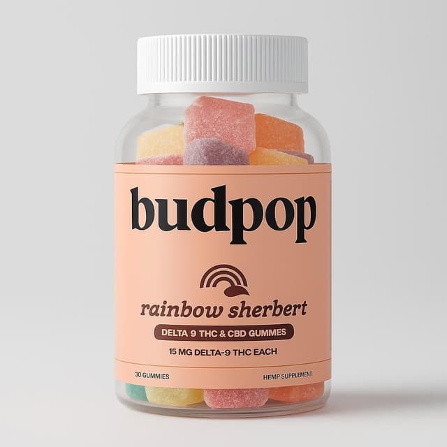BudPop Live Resin D9 Gummies