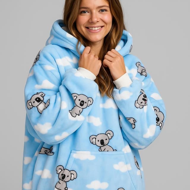 Kuddly Hoodie Blanket