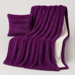 YUSOKI Long Faux Fur Throw Blanket