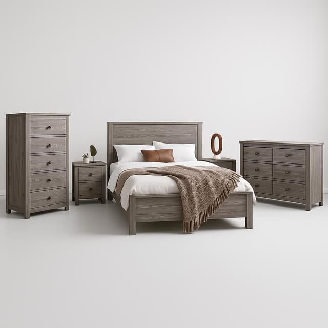 Grain Wood Furniture Montauk 5-Piece Bedroom Set
