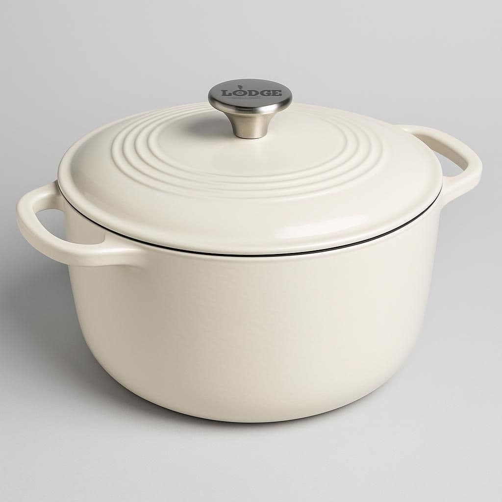 Lodge 6 Quart Enameled Cast Iron Dutch Oven