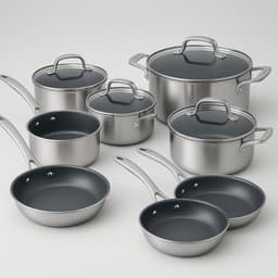 Henckels Clad H3 10-Piece Stainless Steel Cookware Set