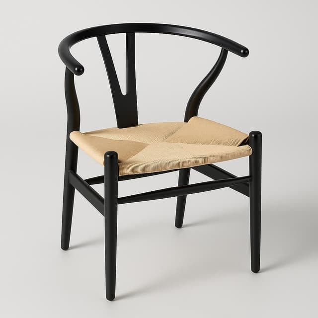 Solid Wood Weave Dining Chair