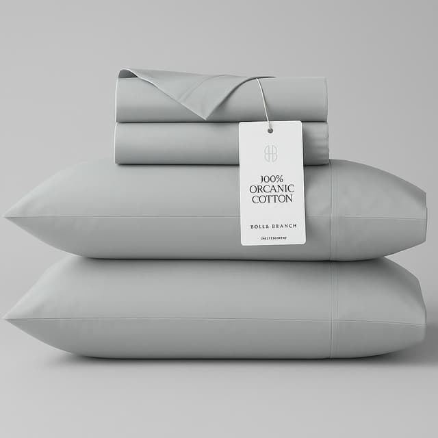 Boll & Branch Percale Hemmed Sheet Set