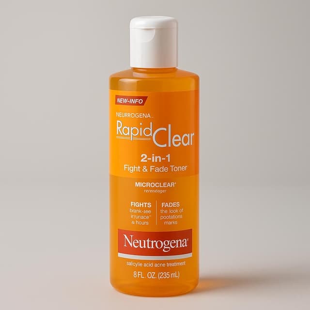 Neutrogena Rapid Clear 2-in-1 Fight & Fade Acne Toner 8 fl oz