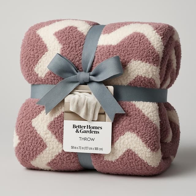 Better Homes & Gardens Cozy Knit Oversized Throw