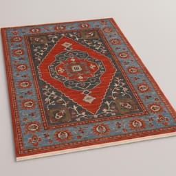 Safavieh Vintage Persian Red/Blue Oriental Area Rug VTP479M