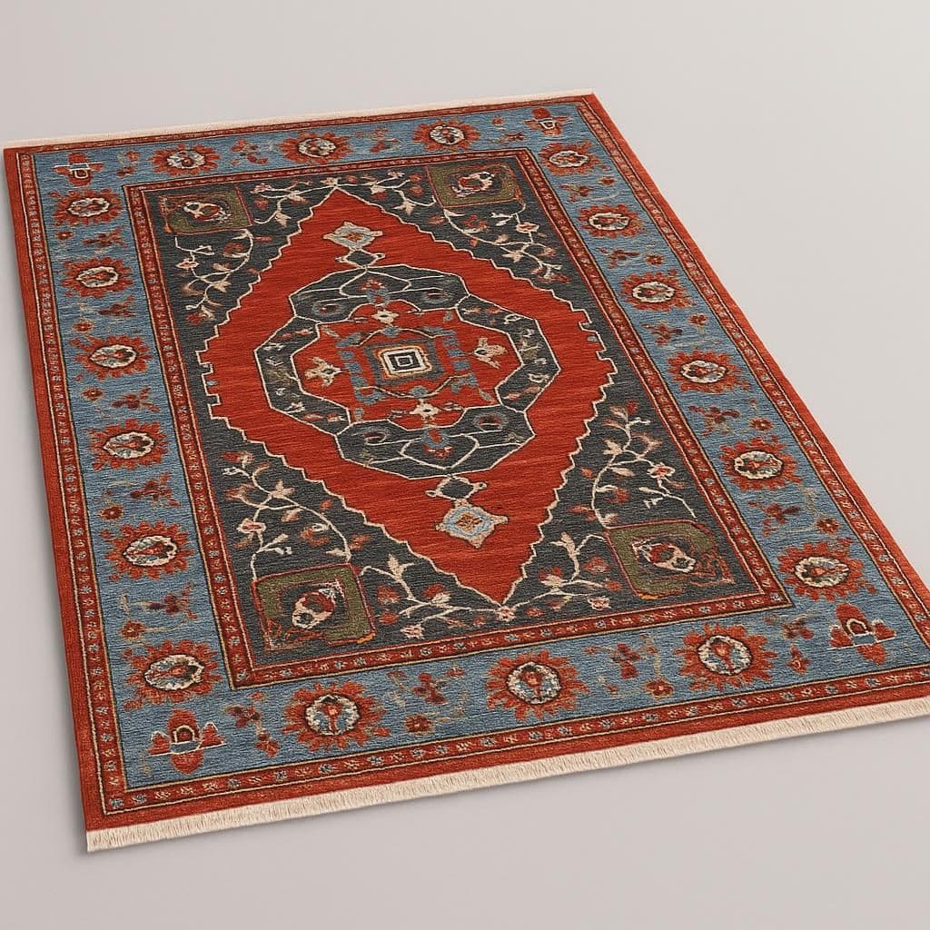 Safavieh Vintage Persian Red/Blue Oriental Area Rug VTP479M