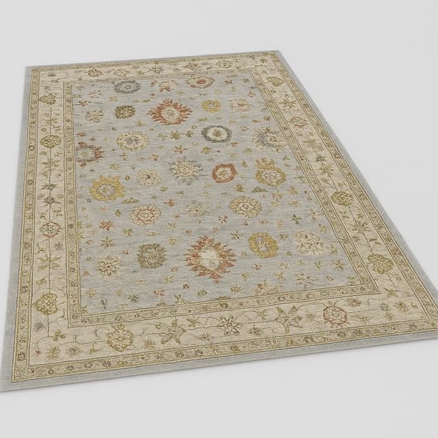 Surya Traditional Hand-Tufted Persian Rug Red/Blue 5x7