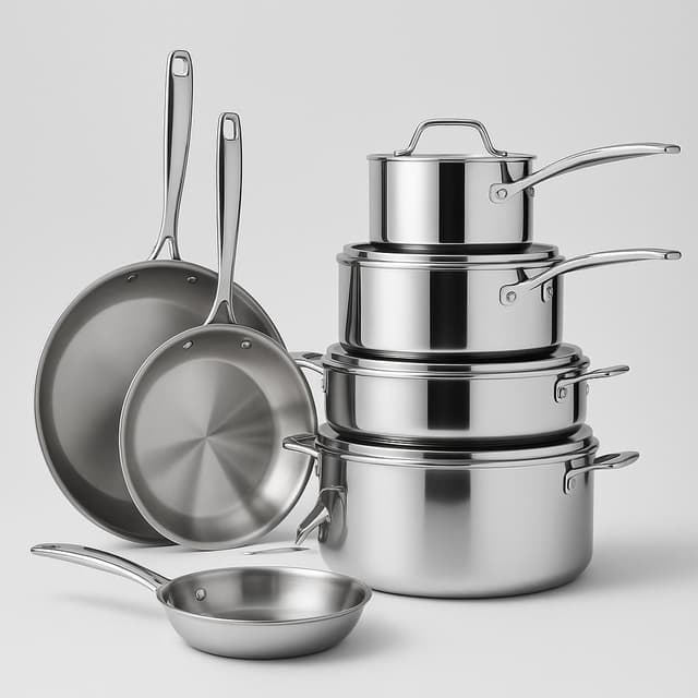 Tramontina Gourmet Tri-Ply Clad Cookware Set