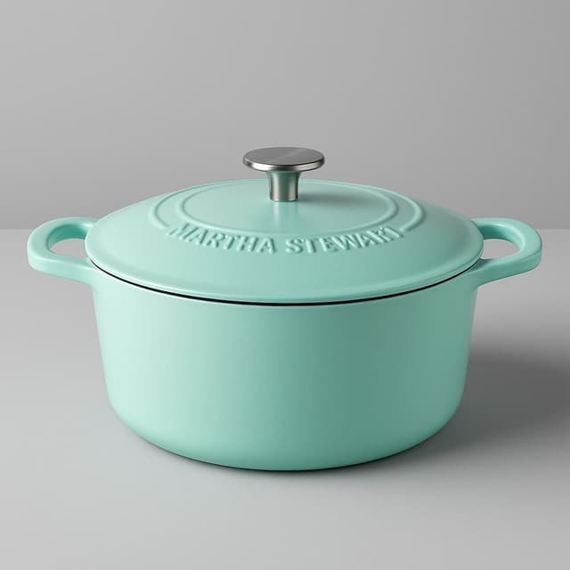 Martha Stewart Enameled Cast Iron Dutch Oven 6 Quart